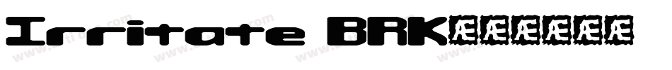 Irritate BRK字体转换